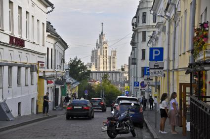 Москва. На одной из улиц Москвы.