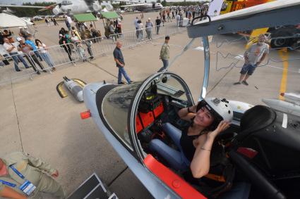 Жуковский. На Международном авиационно-космическом салоне МАКС-2021.