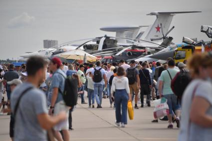 Жуковский. На Международном авиационно-космическом салоне МАКС-2021.