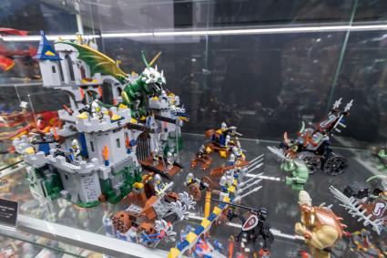 Москва. Музей лего Brick Star в `Неглинной галерее`.