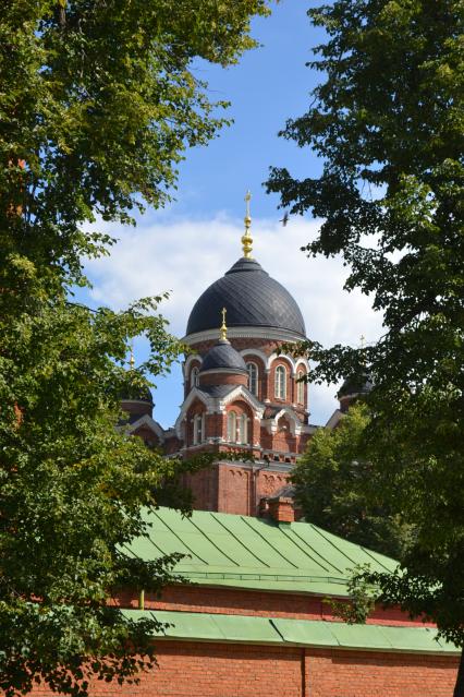 Московская область, Бородино. Собор Владимирской иконы Божией Матери на территории Спасо-Бородинского женского монастыря.