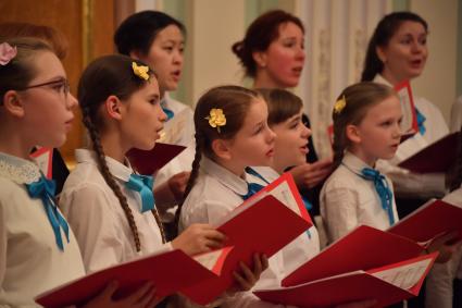 Москва. В Российском фонде культуры  состоялось торжественное собрание, посвященное 300-летию Московского Синодального хора.