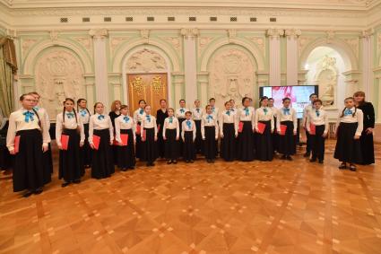 Москва. В Российском фонде культуры  состоялось торжественное собрание, посвященное 300-летию Московского Синодального хора.