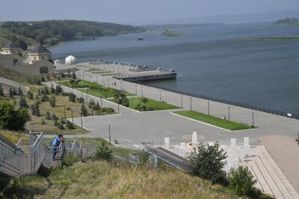 Болгар. Вид на набережную реки Волги.