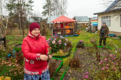 Нижегородская область. Село Хохлома. Местная жительница .