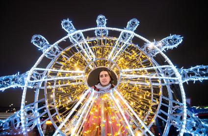 Москва. Новогоднее оформление.