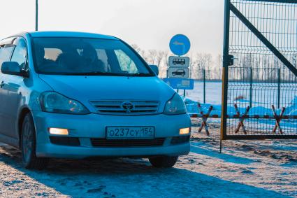 Новосибирская область. Карасукский район. КПП `Павловка` на российско-казахстанской границе.