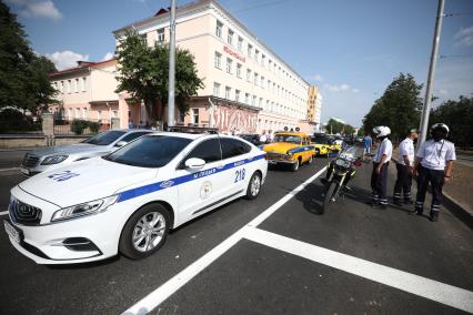 Беларусь, Витебск. На открытии улицы Гагарина после реконструкции.