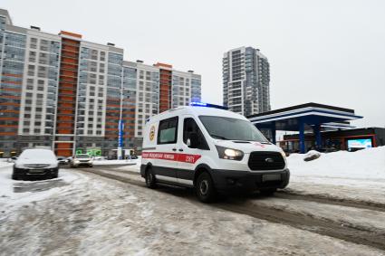 Санкт-Петербург. Машина скорой помощи.