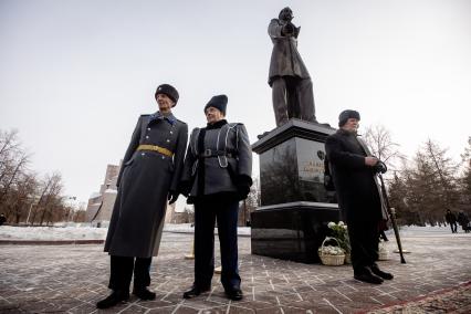 Челябинск. Торжественное открытие   памятника Александру II .