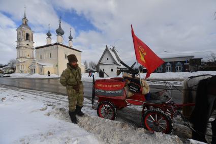 Суздаль.  Катание на лошадях.