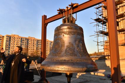 г.Ростов на Дону. Ход строительства храма Святого Георгия Победоносца - главного храма ЮВО.