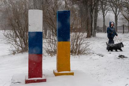 Москва. Памятник российско-украинской дружбе в Бибирево.