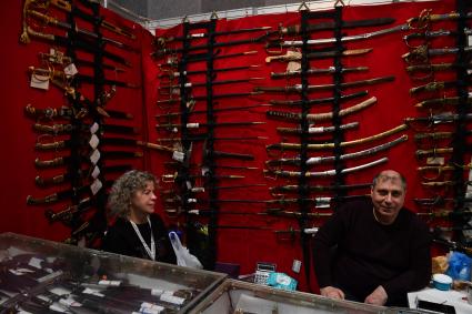 Москва. На выставке ножей`Клинок - традиция и современность` на выставочной площадке Main Stage - event .