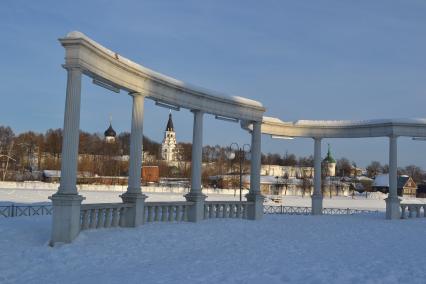 Владимирская область, Александров. Вид на музей-заповедник `Александровская слобода`.