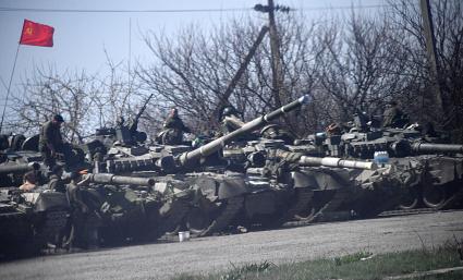 ДНР. Донецкая область. Российская военная техника.