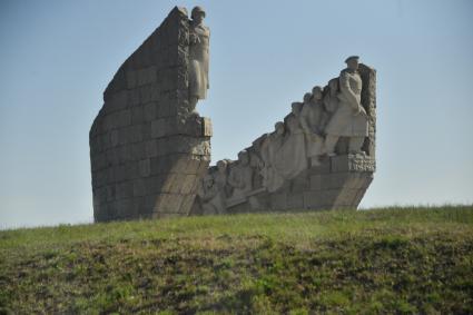 Ростовская область. г.Таганрог. Мемориал Славы музейного комплекса `Самбекские высоты`, посвященный героям Великой Отечественной войны.