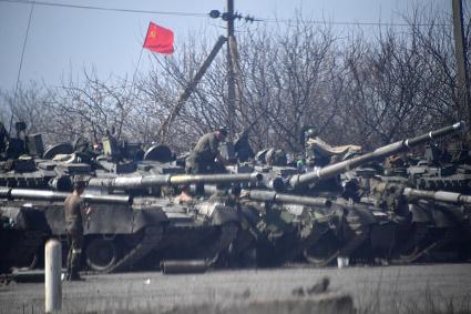 ДНР. Донецкая область. Российская военная техника.