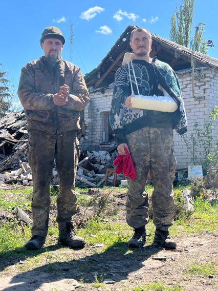 Харьковская область. Бойцы ВСУ, попавшие в плен под Большой Камышевахой.