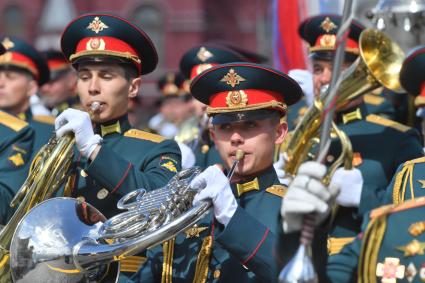 Москва. Военный парад, посвященный 77-й годовщине Победы в Великой Отечественной войне.