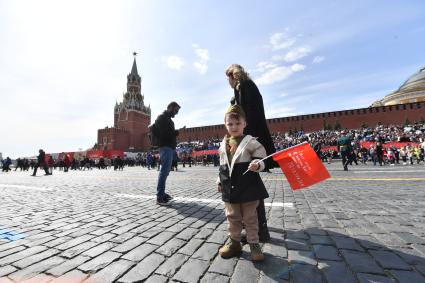 Москва. Во время генеральной репетиции парада на Красной площади, посвященного 77-й годовщине Победы в Великой Отечественной войне.