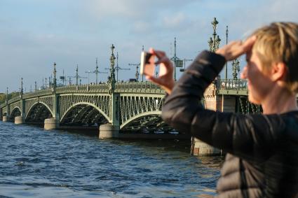 Санкт-Петербург. Вид на Троицкий мост.