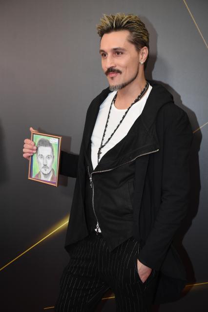 Москва. Певец Дима Билан на церемонии вручения музыкальной премии`Жара Music Awards` в концертном зале `Крокус Сити Холл`.