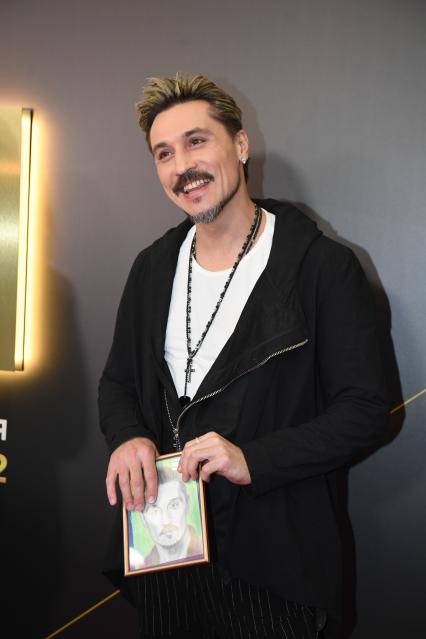 Москва. Певец Дима Билан на церемонии вручения музыкальной премии`Жара Music Awards` в концертном зале `Крокус Сити Холл`.