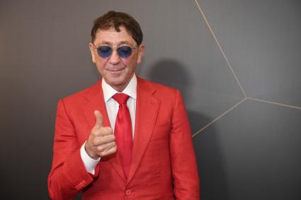 Москва. Певец Григорий Лепс на церемонии вручения музыкальной премии`Жара Music Awards` в концертном зале `Крокус Сити Холл`.