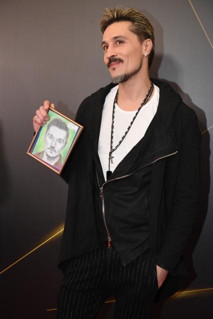 Москва. Певец Дима Билан на церемонии вручения музыкальной премии`Жара Music Awards` в концертном зале `Крокус Сити Холл`.
