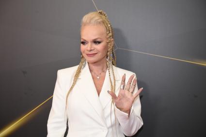 Москва. Певица Лариса Долина на церемонии вручения музыкальной премии`Жара Music Awards` в концертном зале `Крокус Сити Холл`.
