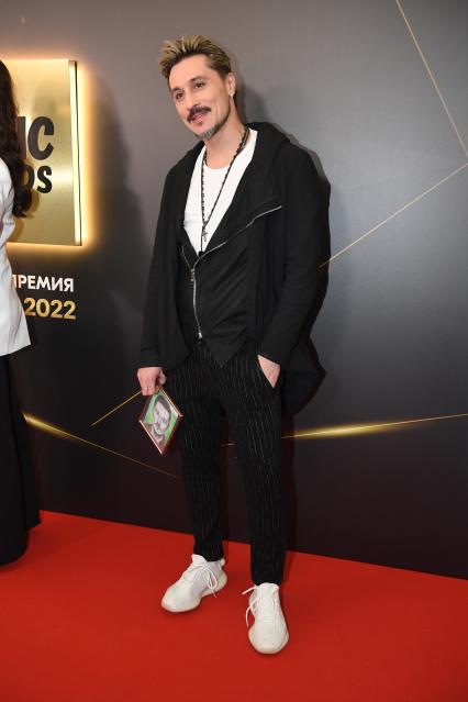 Москва. Певец Дима Билан на церемонии вручения музыкальной премии`Жара Music Awards` в концертном зале `Крокус Сити Холл`.