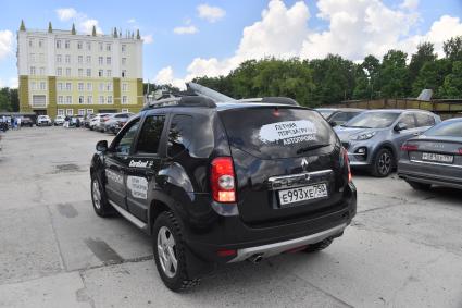 Московская область. Автомобиль участников автопробега КП `Летняя перезагрузка`.