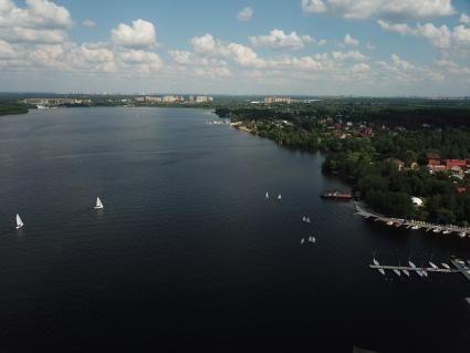 Московская область, д. Болдино. Вид на Клязьминское водохранилище.