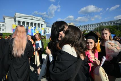 Екатеринбург. Вручение дипломов выпускникам УрФУ(Уральский Федеральный университет)