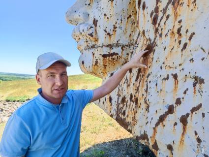 Донецкая область. Реконструкция мемориального комплекса `Саур-Могила`.