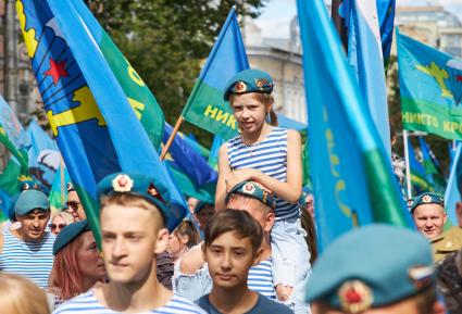 Пермь. Во время празднования Дня Воздушно-десантных войск России.