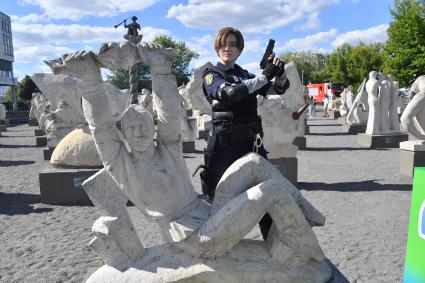 Москва.  Участница международного  фестиваля науки и технологий Geek Picnic в парке искусств `Музеон`.