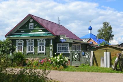 Ростов Великий. Деревянный дом.