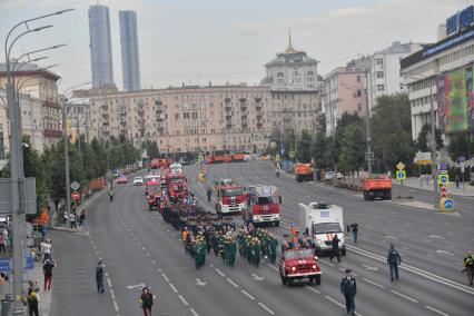 Москва. Во время III Международного пожарно-спасательного конгресса.