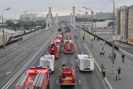 Москва. Во время III Международного пожарно-спасательного конгресса.