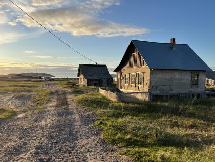 Мурманская область, с. Териберка. Жилые дома.