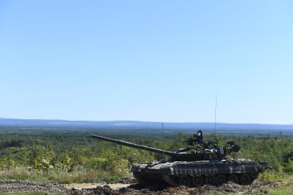 Россия. Приморский край. Во время стратегических командно-штабных учений (СКШУ) \"Восток-2022\" .