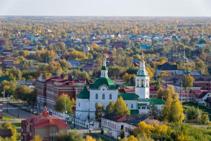 Тобольск. Вид на Тобольский кремль.