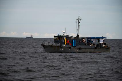 Ленинградская область.  Разведывательно-водолазная команда Константина Богданова  совместно с экспедицией РГО `Гогланд` обнаружили места гибели кораблей `Буря` и `Фугас`, подорвавшихся на минах во время Великой Отечественной Войны.