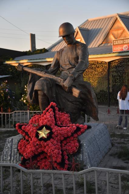 Ставропольский край, п. Прогресс. Памятник воинам погибшим в ВОВ.