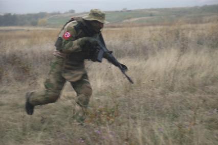 Луганская область. Подготовка мобилизованных россиян на полигонах Луганской народной республики.