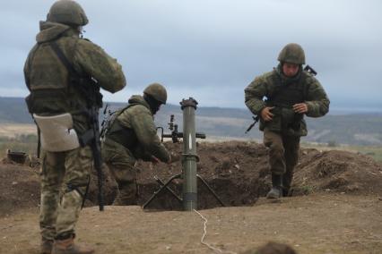 Луганская область. Подготовка мобилизованных россиян на полигонах Луганской народной республики.