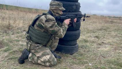 Луганская область. Подготовка мобилизованных россиян на полигонах Луганской народной республики.