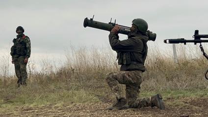 Луганская область. Подготовка мобилизованных россиян на полигонах Луганской народной республики.